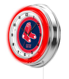 19" Boston Red Sox Neon Clock