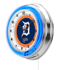19" Detroit Tigers Neon Clock