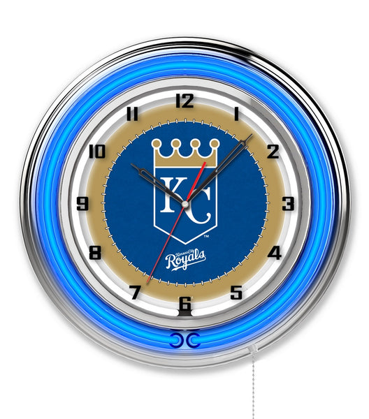 19" Kansas City Royals Neon Clock