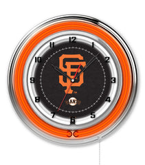19" San Francisco Giants Officially Licensed Logo Neon Clock