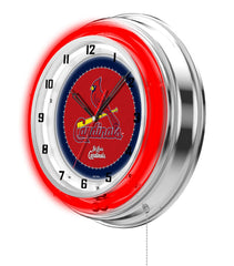 19" St. Louis Cardinals Neon Clock