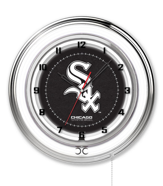 19" Chicago White Sox Neon Clock