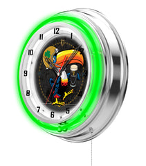 19" Notre Dame Guinness Beer Toucan Neon Clock