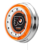 19" Philadelphia Flyers Neon Clock