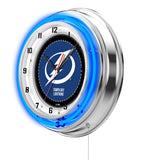 19" Tampa Bay Lightning Neon Clock