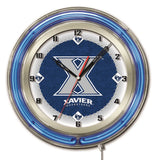 19" NCAA Neon Clocks (Purdue - Xavier)