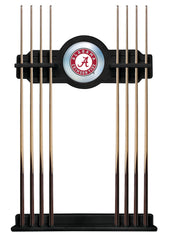 University of Alabama A Script Cue Rack with Black Finish