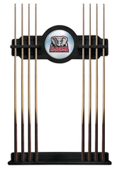 University of Alabama Elephant Cue Rack with Black Finish