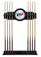 Carolina Hurricanes Cue Rack with Black Finish
