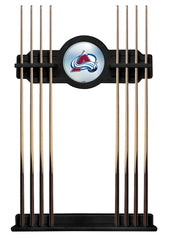Colorado Avalanche Cue Rack with Black Finish