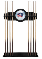 Columbus Blue Jackets Cue Rack with Black Finish
