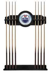 Edmonton Oilers Cue Rack with Black Finish