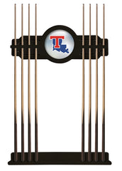 Louisiana Tech Cue Rack with Black Finish