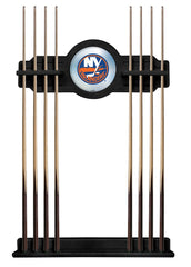 New York Islanders Cue Rack with Black Finish