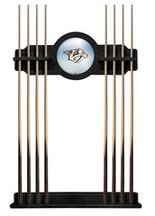 Nashville Predators Cue Rack with Black Finish