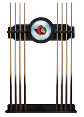 Ottawa Senators Cue Rack with Black Finish