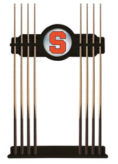 Syracuse University Cue Rack with Black Finish