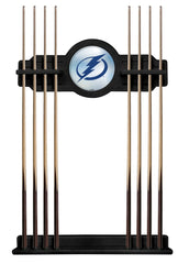 Tampa Bay Lightning Cue Rack with Black Finish