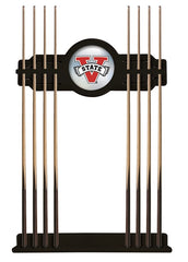 Valdosta State University Cue Rack with Black Finish