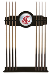 Washington State University Cue Rack with Black Finish