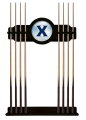 Xavier University Cue Rack with Black Finish