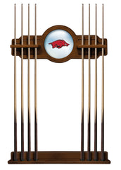 University of Arkansas Cue Rack with Chardonnay Finish