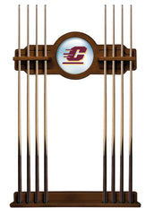 Central Michigan University Cue Rack with Chardonnay Finish