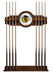 Chicago Blackhawks Cue Rack with Chardonnay Finish