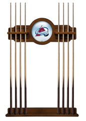Colorado Avalanche Cue Rack with Chardonnay Finish