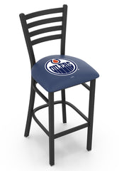 NHL Edmonton Oilers Stationary Bar Stool | Edmonton Oilers NHL Hockey Team Logo Stationary Bar Stools and Counter Stool