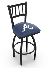 Atlanta Braves L018 Bar Stool | 25", 30", 36" Seat Height Atlanta Braves Barstool