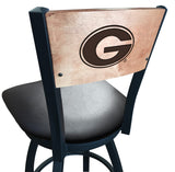 Georgia Bulldogs G L038 Laser Engraved Bar Stool by Holland Bar Stool