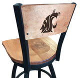 Washington State Cougars L038 Laser Engraved Bar Stool by Holland Bar Stool
