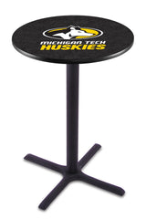 L211 NCAA Michigan Tech University Huskies Pub Table | Holland Bar Stool Michigan Tech University Huskies Pub Table