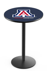 L214 Black Wrinkle Arizona Wildcats Pub Table