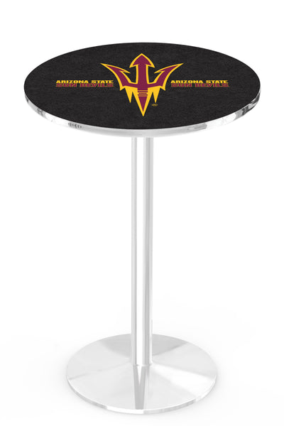 L214 Chrome Arizona State Sun Devils Pub Table