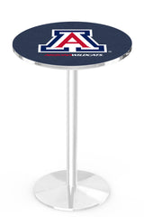 L214 Chrome Arizona Wildcats Pub Table