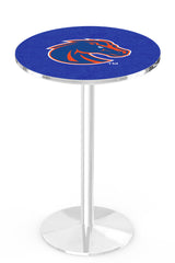 L214 Chrome Boise State Broncos Pub Table