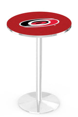 L214 Chrome Carolina Hurricanes Pub Table