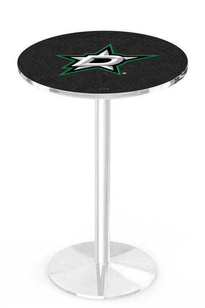 L214 Chrome Dallas Stars Pub Table