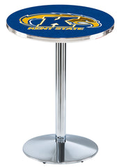 L214 Chrome Kent State University Golden Flashers Pub Table