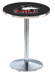 L214 Chrome Northern Illinois University Huskies Pub Table