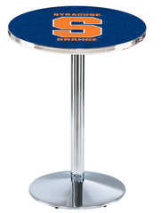 L214 Chrome Syracuse Orange Pub Table