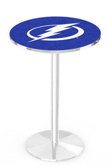 L214 Chrome Tampa Bay Lightning Pub Table
