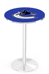L214 Chrome Toronto Maple Leafs Pub Table