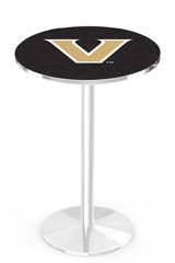 L214 Chrome Vanderbilt Commodores Pub Table