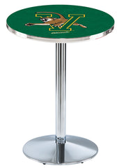 L214 Chrome Vermont Catamounts Pub Table
