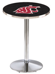 L214 Chrome Washington State Cougars Pub Table