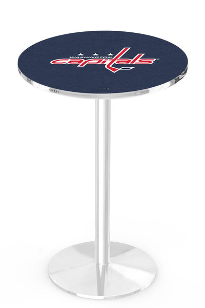 L214 Chrome Washington Capitals Pub Table