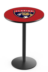 L214 Black Wrinkle Florida Panthers Pub Table